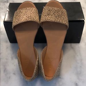 Morgan Peep Toe Flats- Size 8